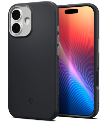Juodas dėklas Apple iPhone 17 telefonui "Spigen Nano Pop MAG Magsafe"