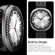 Juodas rėmelis Samsung Galaxy Watch 8 (44 mm) laikrodžiui "Spigen Bezel Tune Pro Diver"