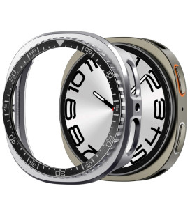 Juodas rėmelis Samsung Galaxy Watch 8 (44 mm) laikrodžiui "Spigen Bezel Tune Pro Diver"