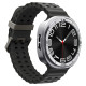 Sidabrinės spalvos rėmelis Samsung Galaxy Watch 8 (44 mm) laikrodžiui "Spigen Bezel Tune Pro Pilot"