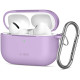 Levandos spalvos dėklas Apple Airpods Pro 3 ausinėms "Tech-Protect Silicone Hook"