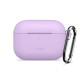 Levandos spalvos dėklas Apple Airpods Pro 3 ausinėms "Tech-Protect Silicone Hook"