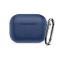 Mėlynas dėklas Apple Airpods Pro 3 ausinėms "Tech-Protect Silicone Hook"