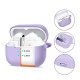Levandos spalvos dėklas Samsung Galaxy Buds 3 / 3 FE / 3 Pro ausinėms "Tech-Protect Silicone Hook"