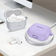 Levandos spalvos dėklas Samsung Galaxy Buds 3 / 3 FE / 3 Pro ausinėms "Tech-Protect Silicone Hook"