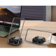 Juodas dėklas Samsung Galaxy Buds 3 / 3 FE / 3 Pro ausinėms "Tech-Protect Carbonox Magsafe"