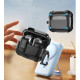 Juodas dėklas Samsung Galaxy Buds 3 / 3 FE / 3 Pro ausinėms "Tech-Protect Carbonox Magsafe"
