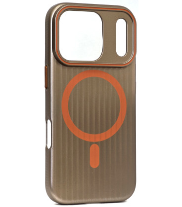 Auksinės spalvos dėklas Apple iPhone 17 Pro telefonui "Case Simply"