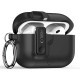 Juodas dėklas Apple Airpods Pro 3 ausinėms "Tech-Protect Slim Hook"