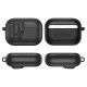 Juodas dėklas Apple Airpods Pro 3 ausinėms "Tech-Protect Slim Hook"
