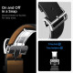 Juoda apyrankė Samsung Galaxy Watch 8 / 9 / Classic (40 / 44 / 46 mm) laikrodžiui "Spigen Enzo"