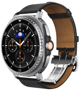 Juoda apyrankė Samsung Galaxy Watch 8 / 9 / Classic (40 / 44 / 46 mm) laikrodžiui "Spigen Enzo"