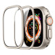 (Titanium) Apsauginis stiklas Apple Watch 1 / 2 / 3 (49mm) laikrodžiui "ESR Armorite TG 2-Pack"