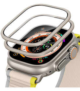(Titanium) Apsauginis stiklas Apple Watch 1 / 2 / 3 (49mm) laikrodžiui "ESR Armorite TG 2-Pack"