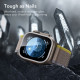 (Titanium) Apsauginis stiklas Apple Watch 1 / 2 / 3 (49mm) laikrodžiui "ESR Armorite TG 2-Pack"
