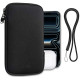 Juodas universalus dėklas 6.0-7.2" telefonams "Tech-Protect SM70 Universal Phone Pouch"