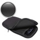 Juodas universalus dėklas 6.0-7.2" telefonams "Tech-Protect SM70 Universal Phone Pouch"