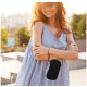 Juodas universalus dėklas 6.0-7.2" telefonams "Tech-Protect SM70 Universal Phone Pouch"