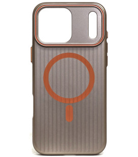 Auksinės spalvos dėklas Apple iPhone 17 Pro Max telefonui "Case Simply"