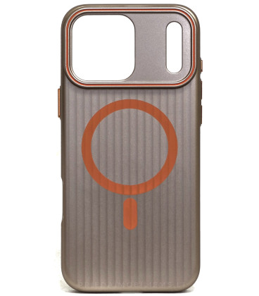 Auksinės spalvos dėklas Apple iPhone 17 Pro Max telefonui "Case Simply"