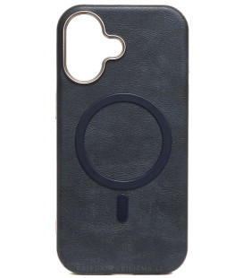 Mėlynas dėklas Apple iPhone 17 telefonui "Gentleman Mag Cover"