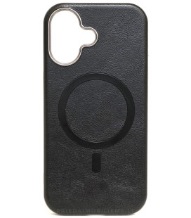 Juodas dėklas Apple iPhone 17 telefonui "Gentleman Mag Cover"
