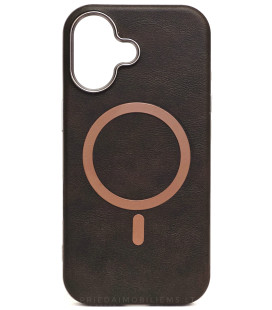 Rudas dėklas Apple iPhone 17 telefonui "Gentleman Mag Cover"