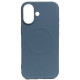 Mėlynas dėklas Apple iPhone 17 telefonui "Silicone Mag Cover"