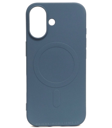 Mėlynas dėklas Apple iPhone 17 telefonui "Silicone Mag Cover"