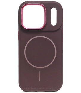 Purpurinis dėklas Apple iPhone 17 Pro telefonui "Frame Mag Cover"