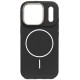 Juodas dėklas Apple iPhone 17 Pro telefonui "Frame Mag Cover"