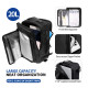 Juoda 20L kuprinė "Tech-Protect Defender S50 Ryanair & Wizzair Backpack 40x20x25"