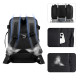 Juoda 20L kuprinė "Tech-Protect Defender S50 Ryanair & Wizzair Backpack 40x20x25"
