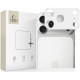 Sidabrinės spalvos kameros apsauga Apple iPhone 17 Pro Max telefonui "Tech-Protect CamAlloy Fit+"