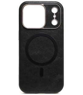 Juodas dėklas Apple iPhone 17 Pro telefonui "Gentleman Mag Cover"