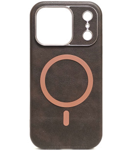 Rudas dėklas Apple iPhone 17 Pro telefonui "Gentleman Mag Cover"