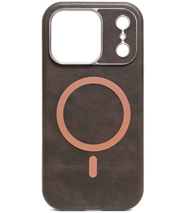 Rudas dėklas Apple iPhone 17 Pro telefonui "Gentleman Mag Cover"