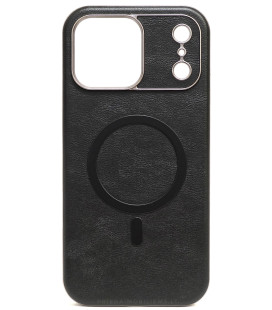 Juodas dėklas Apple iPhone 17 Pro Max telefonui "Gentleman Mag Cover"