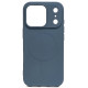 Mėlynas dėklas Apple iPhone 17 Pro telefonui "Silicone Mag Cover BH"