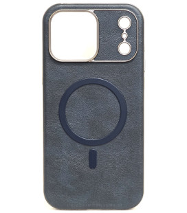Mėlynas dėklas Apple iPhone 17 Pro Max telefonui "Gentleman Mag Cover"