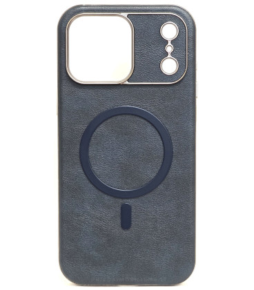 Mėlynas dėklas Apple iPhone 17 Pro Max telefonui "Gentleman Mag Cover"