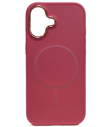 Raudonas dėklas Apple iPhone 17 telefonui "Frame Mag Cover"