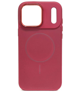 Raudonas dėklas Apple iPhone 17 Pro Max telefonui "Frame Mag Cover"