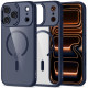 Mėlynas / skaidrus dėklas Apple iPhone 17 Pro telefonui "Tech-Protect Magmat Magsafe"