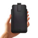 Juodas / raudonas universalus dėklas 6.0-6.9" telefonams "Tech-Protect SM65 Universal Phone Pouch"