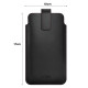 Juodas / raudonas universalus dėklas 6.0-6.9" telefonams "Tech-Protect SM65 Universal Phone Pouch"