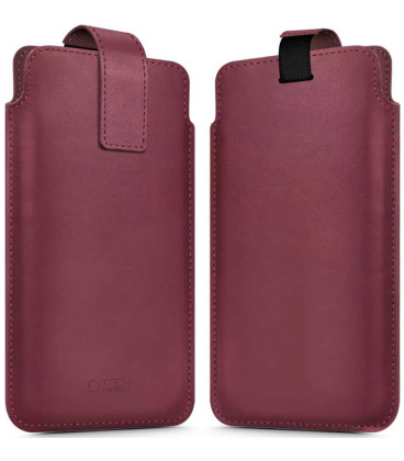 Raudonas universalus dėklas 6.0-6.9" telefonams "Tech-Protect SM65 Universal Phone Pouch"