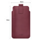 Raudonas universalus dėklas 6.0-6.9" telefonams "Tech-Protect SM65 Universal Phone Pouch"