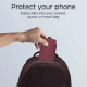 Raudonas universalus dėklas 6.0-6.9" telefonams "Tech-Protect SM65 Universal Phone Pouch"