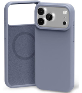 Dėklas Mercury Pure Magsafe Silicon Case Apple iPhone 17 Pro Max levandos pilka